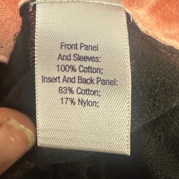 Jennifer Lopez Womens Pink Black Sheer Back Long Sleeve Cardigan Sweater Size L - Picture 4 of 5